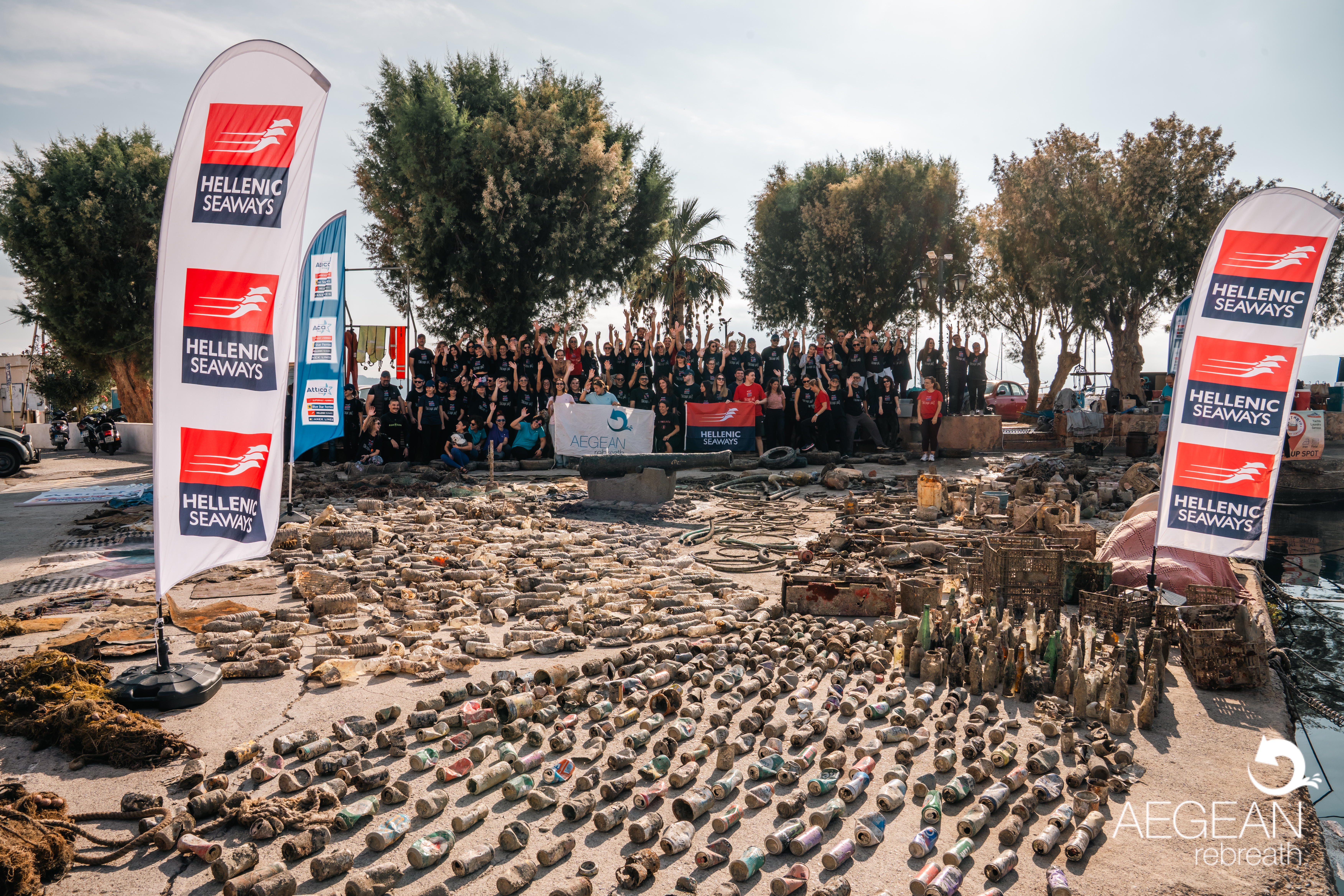 Ολοκληρώθηκε η 9η Περιβαλλοντική απόΔραση των εθελοντών – εργαζομένων της Attica Group